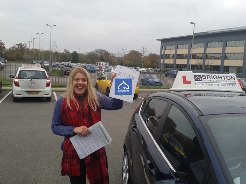 Alice passes driving test with Brighton Driving Lessons